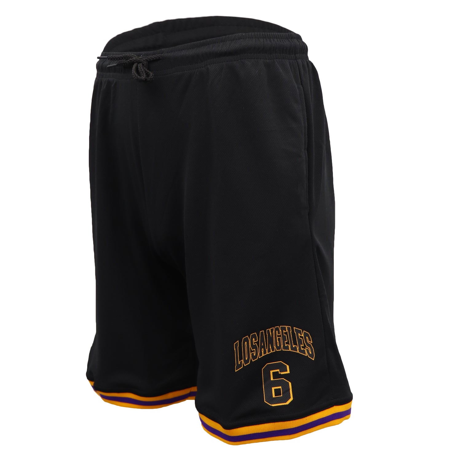Men's Basketball Sports Shorts Gym Jogging Swim Board Boxing Sweat Casual Pants, Black - Los Angeles 6, M V474-563574
