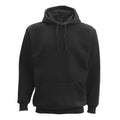 Adult Unisex Men's Basic Plain Hoodie Pullover Sweater Sweatshirt Jumper XS-8XL, Black, 8XL V474-584357