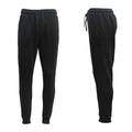 Mens Unisex Fleece Lined Sweat Track Pants Suit Casual Trackies Slim Cuff XS-6XL, Black, 4XL