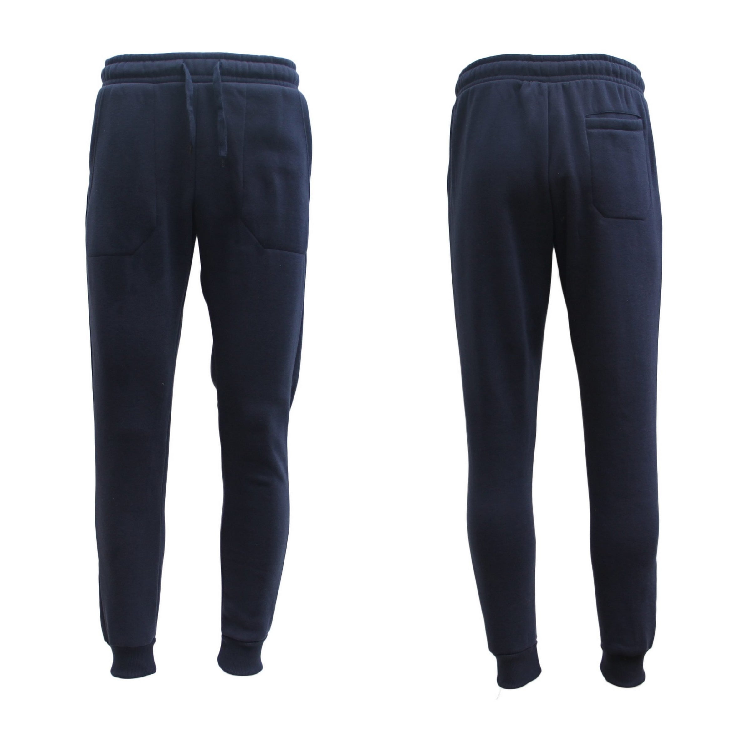 Mens Unisex Fleece Lined Sweat Track Pants Suit Casual Trackies Slim Cuff XS-6XL, Black, 5XL V474-584467
