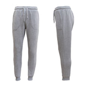 Mens Unisex Fleece Lined Sweat Track Pants Suit Casual Trackies Slim Cuff XS-6XL, Black, 6XL V474-584468