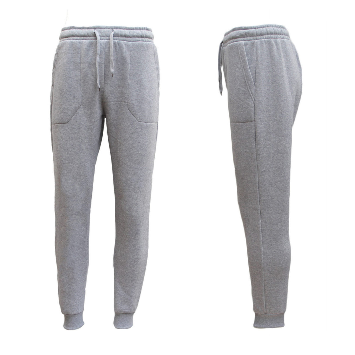 Mens Unisex Fleece Lined Sweat Track Pants Suit Casual Trackies Slim Cuff XS-6XL, Black, 6XL V474-584468