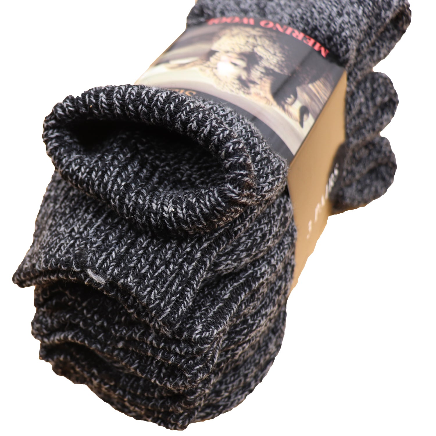 6 Pairs Merino Wool Thick Double Cushion Heavy Duty Socks Tradie Warm Thermal, 6-11 V474-602494