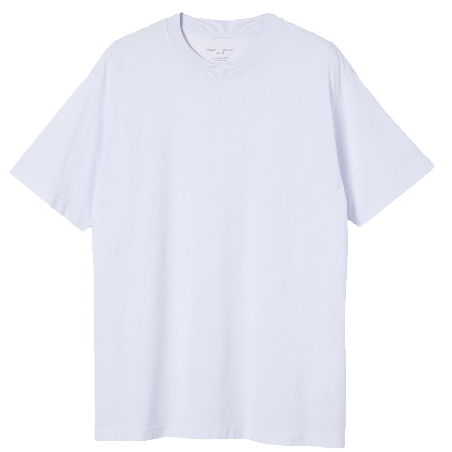 Adult 100% Cotton T-Shirt Unisex Men's Basic Plain Blank Crew Tee Tops Shirts, White, S V474-613166