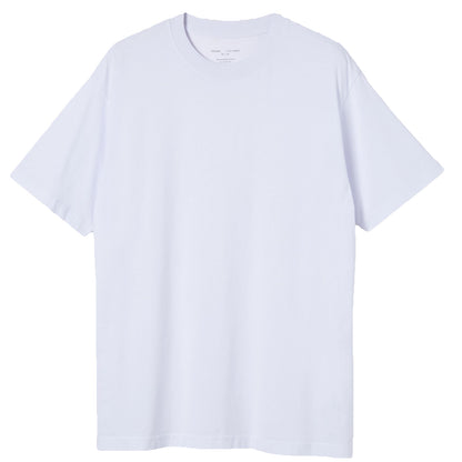 Adult 100% Cotton T-Shirt Unisex Men's Basic Plain Blank Crew Tee Tops Shirts, White, M V474-613167