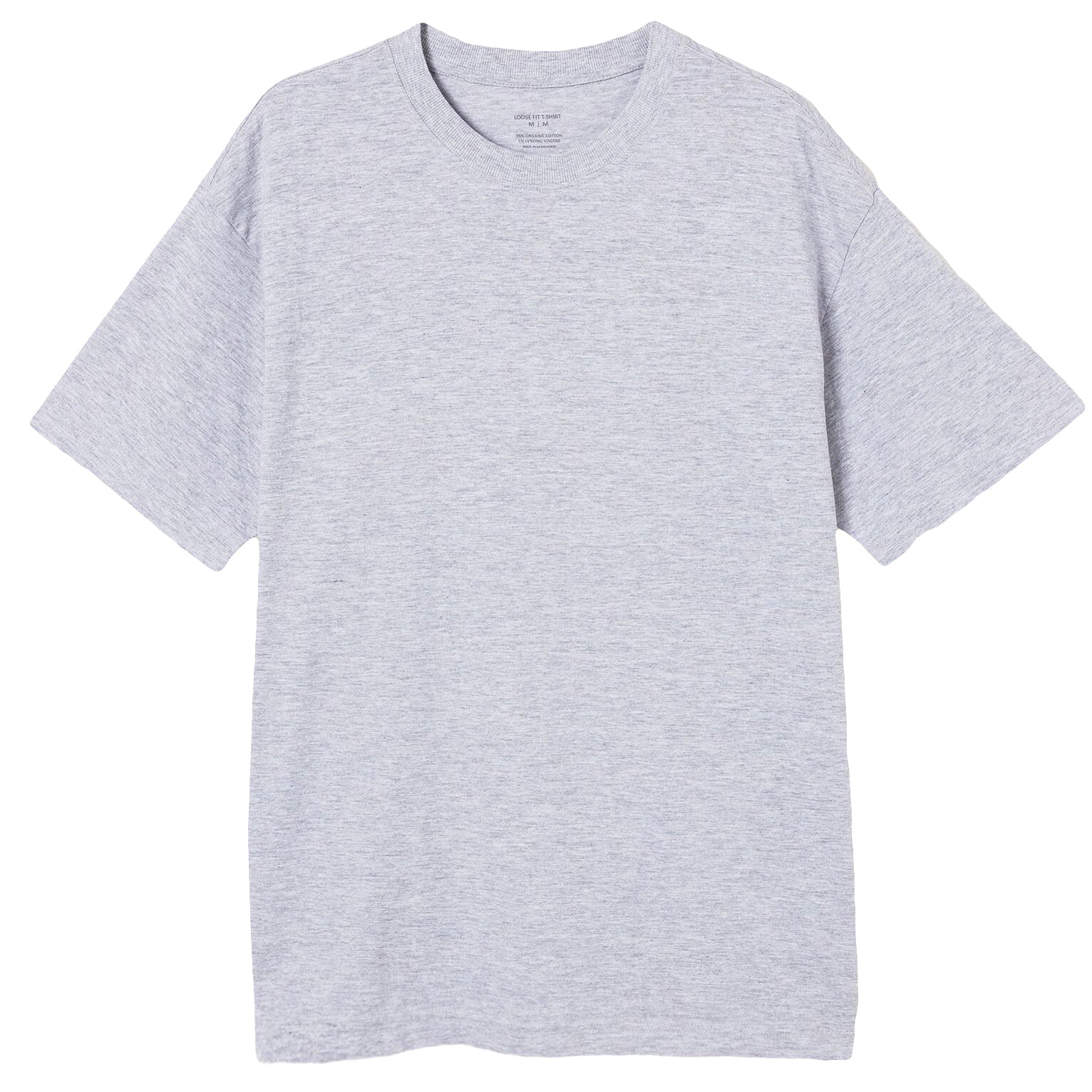 Adult 100% Cotton T-Shirt Unisex Men's Basic Plain Blank Crew Tee Tops Shirts, Light Grey, 3XL V474-613184
