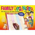 Family Organiser - 2024 Rectangle Wall Calendar 13 Months Planner Home Schedule V474-614550