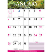 Big Grid - 2024 Rectangle Wall Calendar 13 Months Large Date Boxes Easy Planning V474-614551