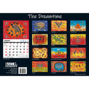 The Dreamtime - 2024 Rectangle Wall Calendar 16 Months Aboriginal Art New Year V474-614563