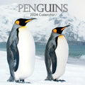 Penguins - 2024 Square Wall Calendar Pets Animals 16 Month New Year Gift Planner V474-615339