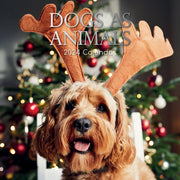 Dogs as Animals 2024 Square Wall Calendar Pets Animals 16 Months Premium Planner V474-615352
