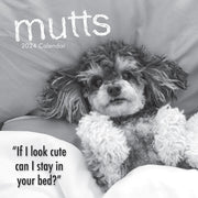 Mutts - 2024 Square Wall Calendar Pets Animals 16 Month Premium Planner New Year V474-615356