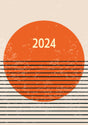 Sunrise 2024 A5 Padded Cover Diary Premium Planner Book Christmas New Year Gift V474-617547