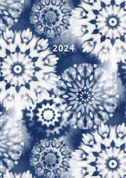 Tie-dye 2024 A5 Padded Cover Diary Premium Planner Book Christmas New Year Gift V474-617548