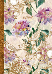 Blooming Gorgeous 2024 A5 Padded Cover Diary Premium Planner Book New Year Gift V474-617549