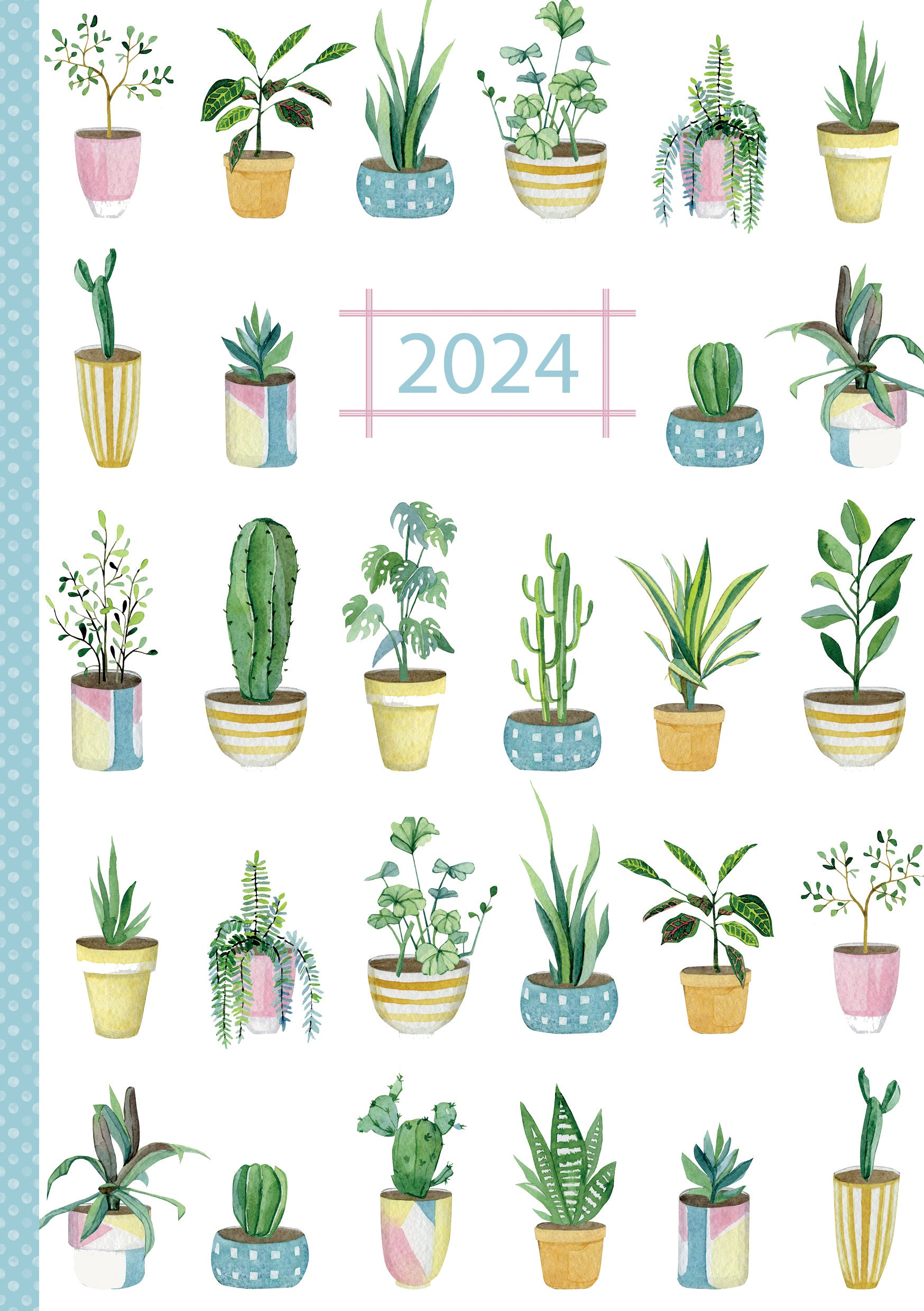Urban Garden 2024 A5 Padded Cover Diary Premium Planner Book Xmas New Year Gift V474-617555