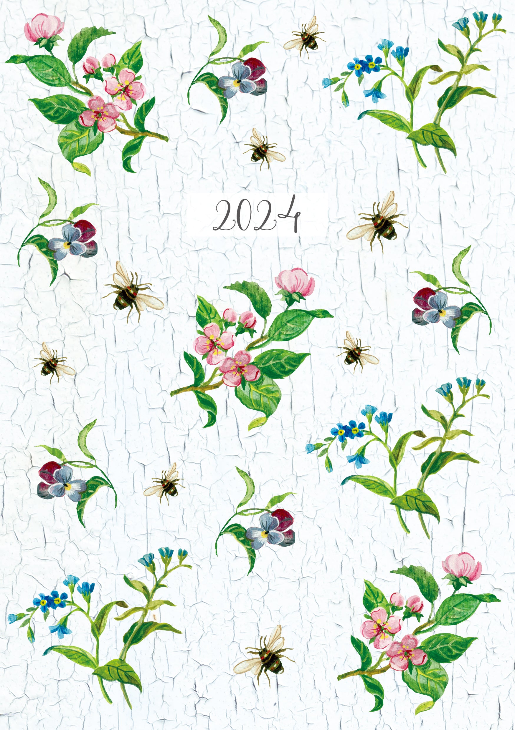 Beauty of Nature - 2024 A5 Padded Cover Diary Premium Planner Book New Year Gift V474-617559