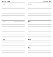 Joy - 2024 Flexi Pocket Diary Premium Planner Christmas Xmas New Year Gift V474-617594