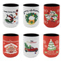 6x Christmas Stubby Stubbie Holders Beer Bottle Drink Can Cooler Santa Reindeer, C V474-626014