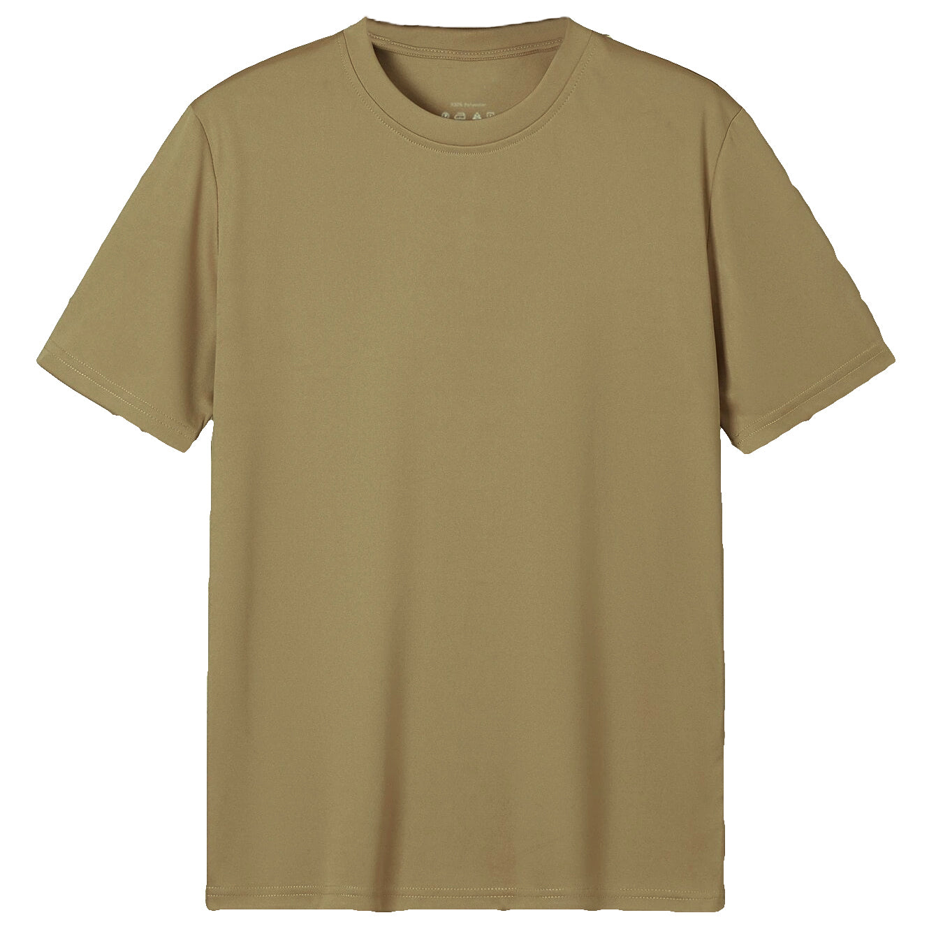 Adult 100% Cotton T-Shirt Unisex Men's Basic Plain Blank Crew Tee Tops Shirts, Copper, 2XL V474-628062