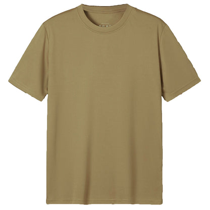 Adult 100% Cotton T-Shirt Unisex Men's Basic Plain Blank Crew Tee Tops Shirts, Copper, 2XL V474-628062