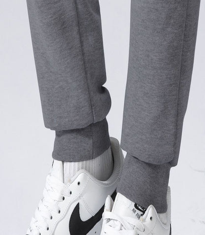 Men's Fleece Slim Trackpant Sport Joggers w Zipped Pockets Gym Casucal Trousers, Dark Grey, M V474-632990