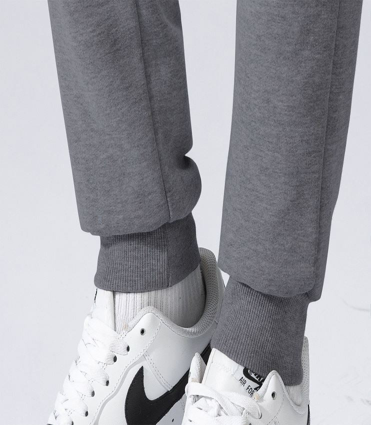 Men's Fleece Slim Trackpant Sport Joggers w Zipped Pockets Gym Casucal Trousers, Dark Grey, 2XL V474-632993