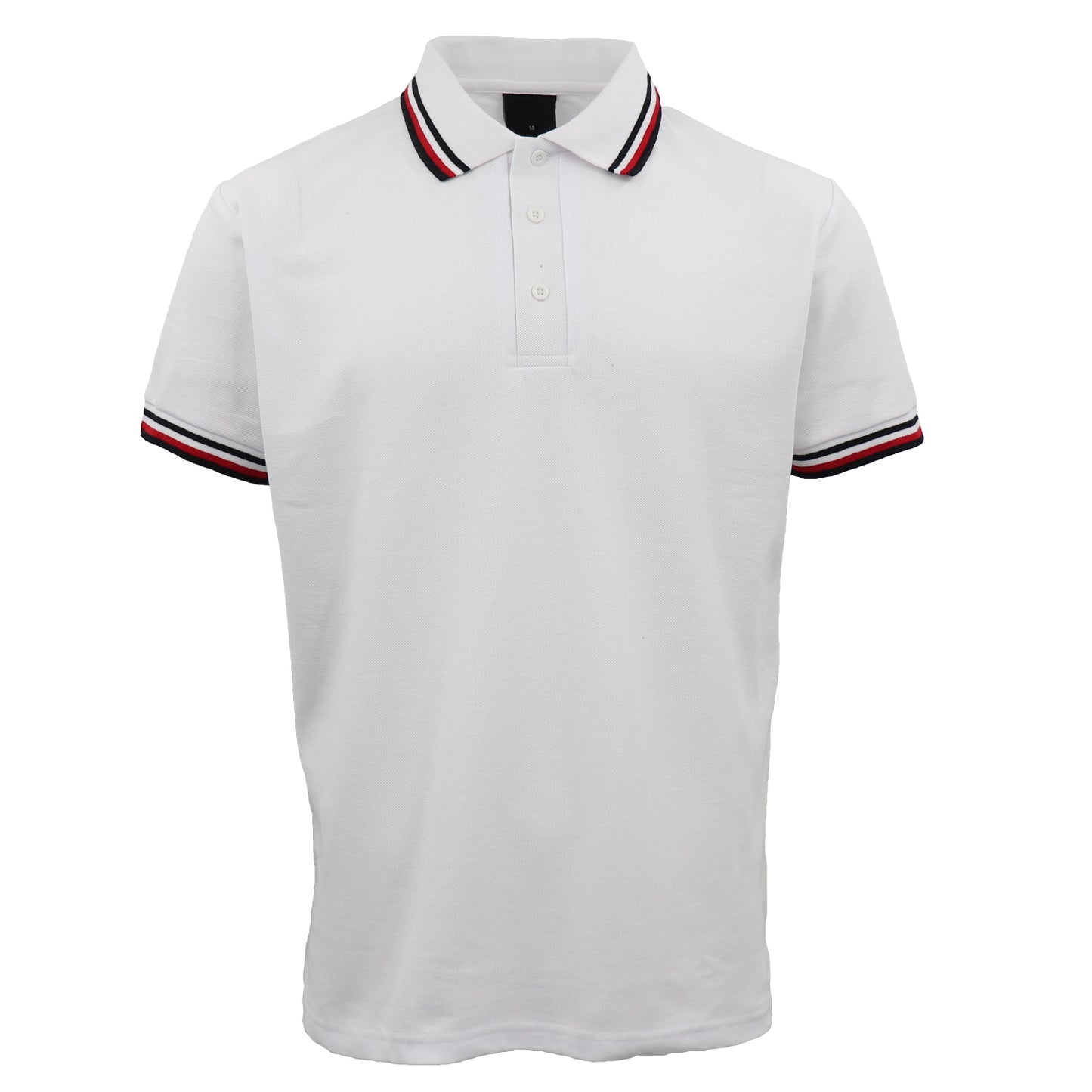 Men's Unisex Polo Shirts Basic Plain Breathable Tops Cotton Cascual Sport Shorts, Blue, L V474-633294