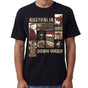 100% Cotton Australia Down Under Souvenir T-Shirt Unisex Adult Iconic Tee Top, Black, S V474-635229