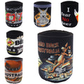 6x Australia Stubby Stubbie Holder Beer Bottle Tin Can Drink Alcohol Cooler Gift, Mixed Design (Fun) V474-654616