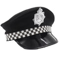 Police Officer Hat Cop Costume Party Cosplay Black Cap Badge Halloween Book Week V474-654755