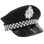 Police Officer Hat Cop Costume Party Cosplay Black Cap Badge Halloween Book Week V474-654755