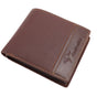 Mens Wallet Australian Kangaroo Leather Bifold Souvenir Gift Coin Card Holder, Brown Textured V474-662765