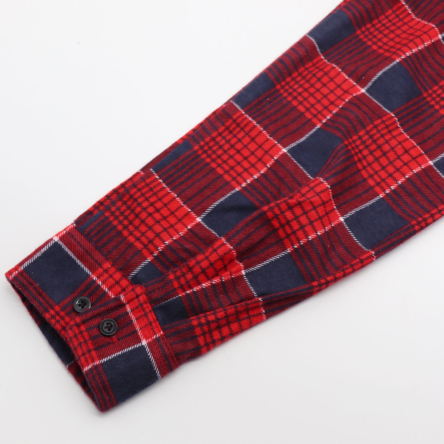 Men's 100% Cotton Flannelette Shirt Long Sleeve Plaid Check Flannel w Pockets, Crimson Tide Plaid, L