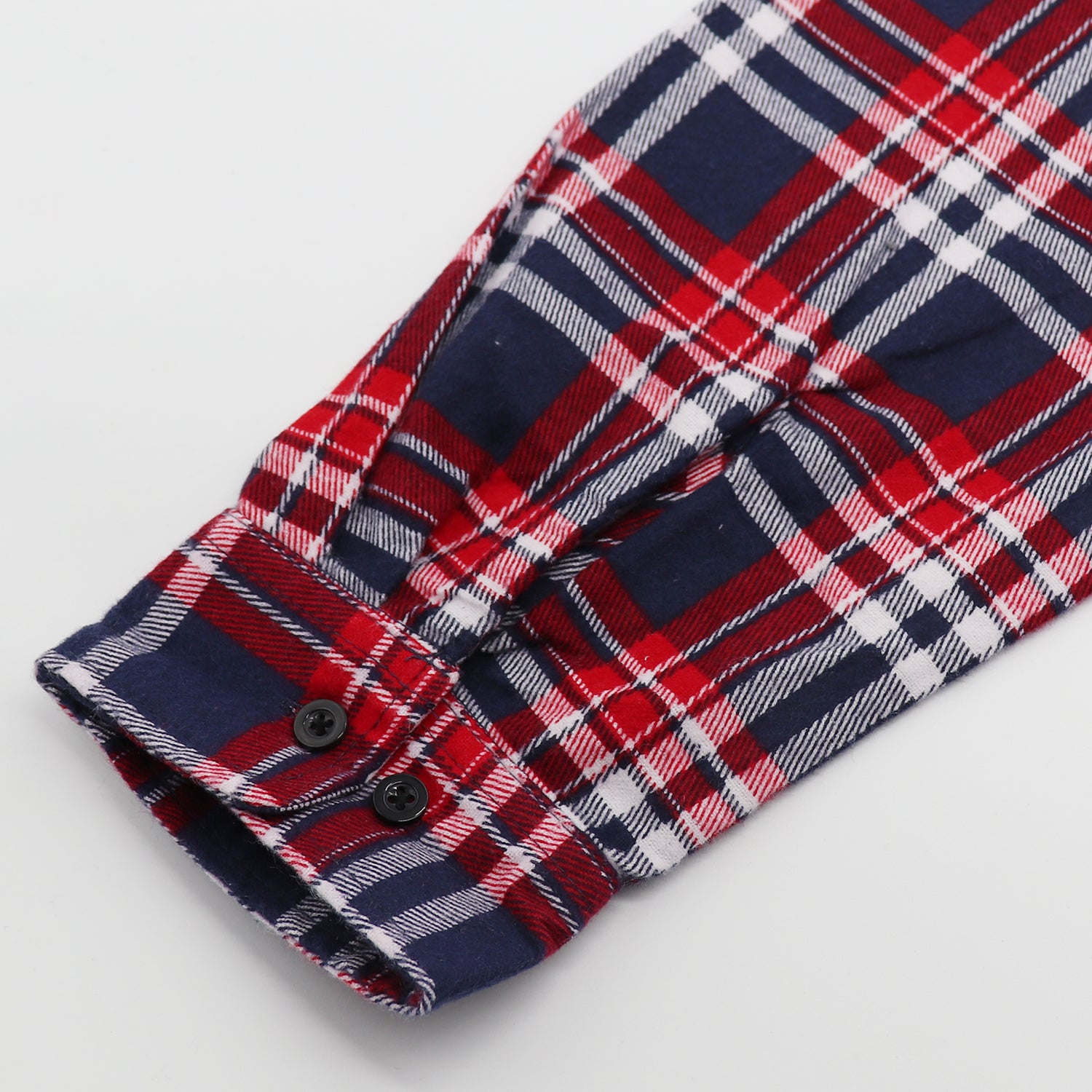 Men's 100% Cotton Flannelette Shirt Long Sleeve Plaid Check Flannel w Pockets, Heritage Red Plaid, 2XL