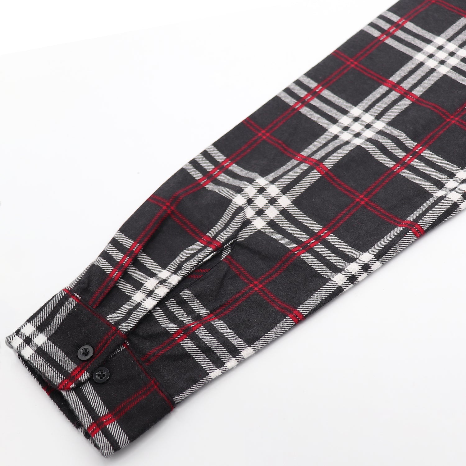 Men's 100% Cotton Flannelette Shirt Long Sleeve Plaid Check Flannel w Pockets, Shadow Glen Plaid, L