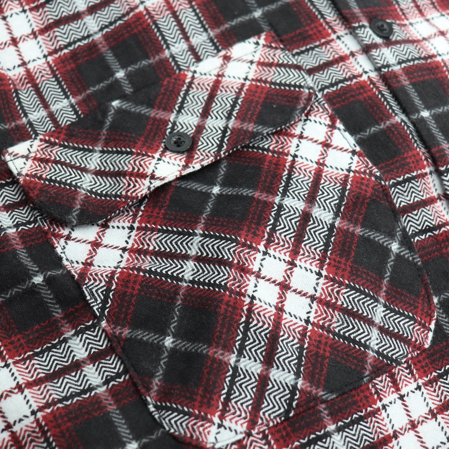 Men's 100% Cotton Flannelette Shirt Long Sleeve Plaid Check Flannel w Pockets, Vintage Ash Plaid, M
