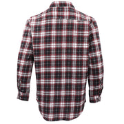 Men's 100% Cotton Flannelette Shirt Long Sleeve Plaid Check Flannel w Pockets, Vintage Ash Plaid, L