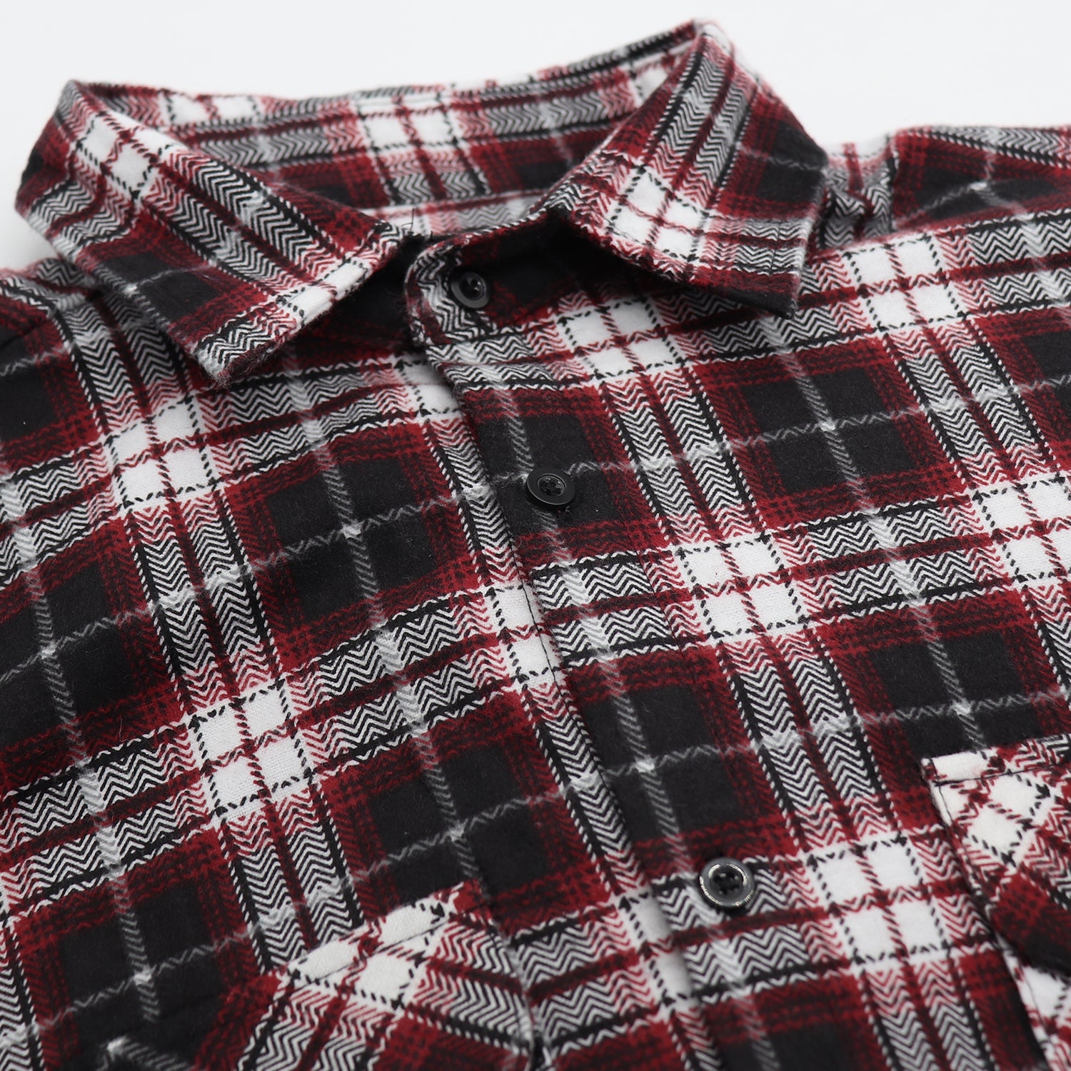 Men's 100% Cotton Flannelette Shirt Long Sleeve Plaid Check Flannel w Pockets, Vintage Ash Plaid, L