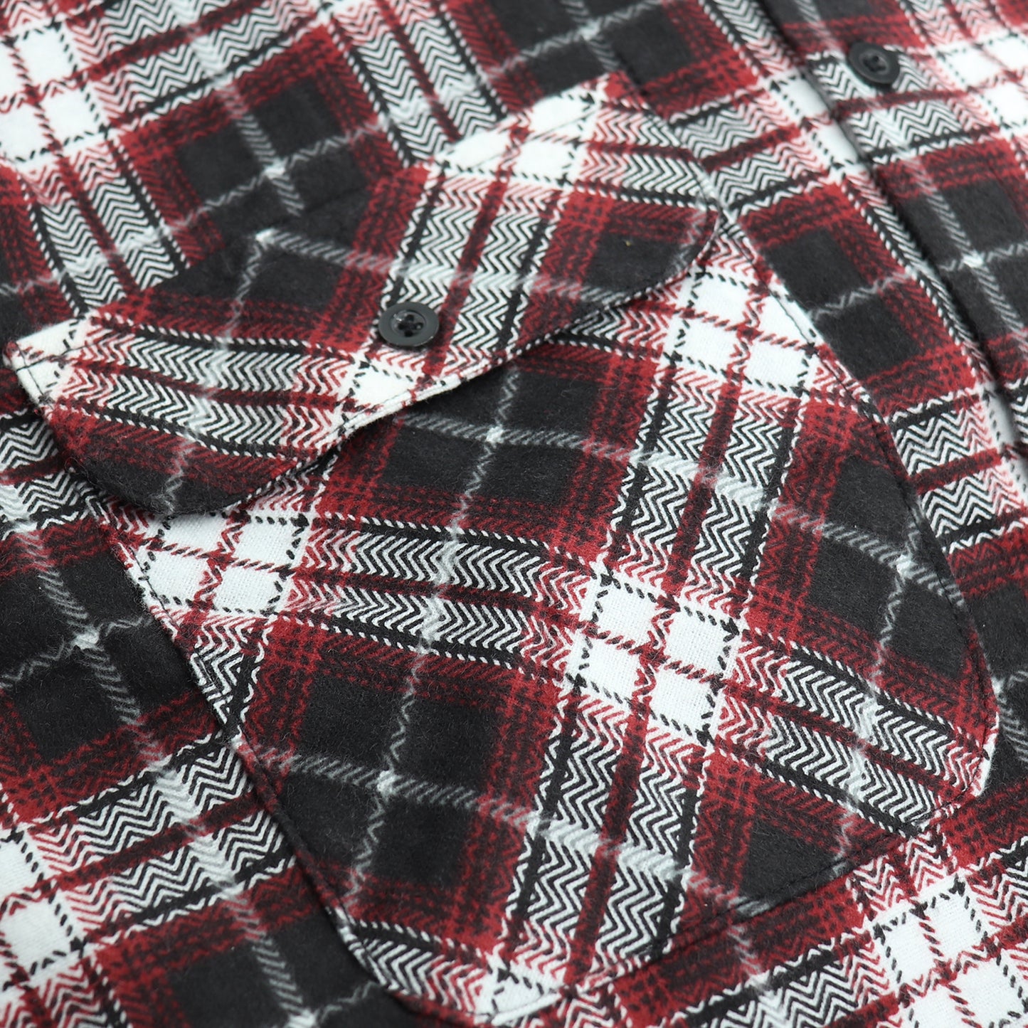 Men's 100% Cotton Flannelette Shirt Long Sleeve Plaid Check Flannel w Pockets, Vintage Ash Plaid, 2XL V474-666597