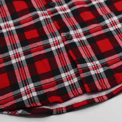 Men's 100% Cotton Flannelette Shirt Long Sleeve Plaid Check Flannel w Pockets, Crimson Knight Plaid, 2XL V474-666609