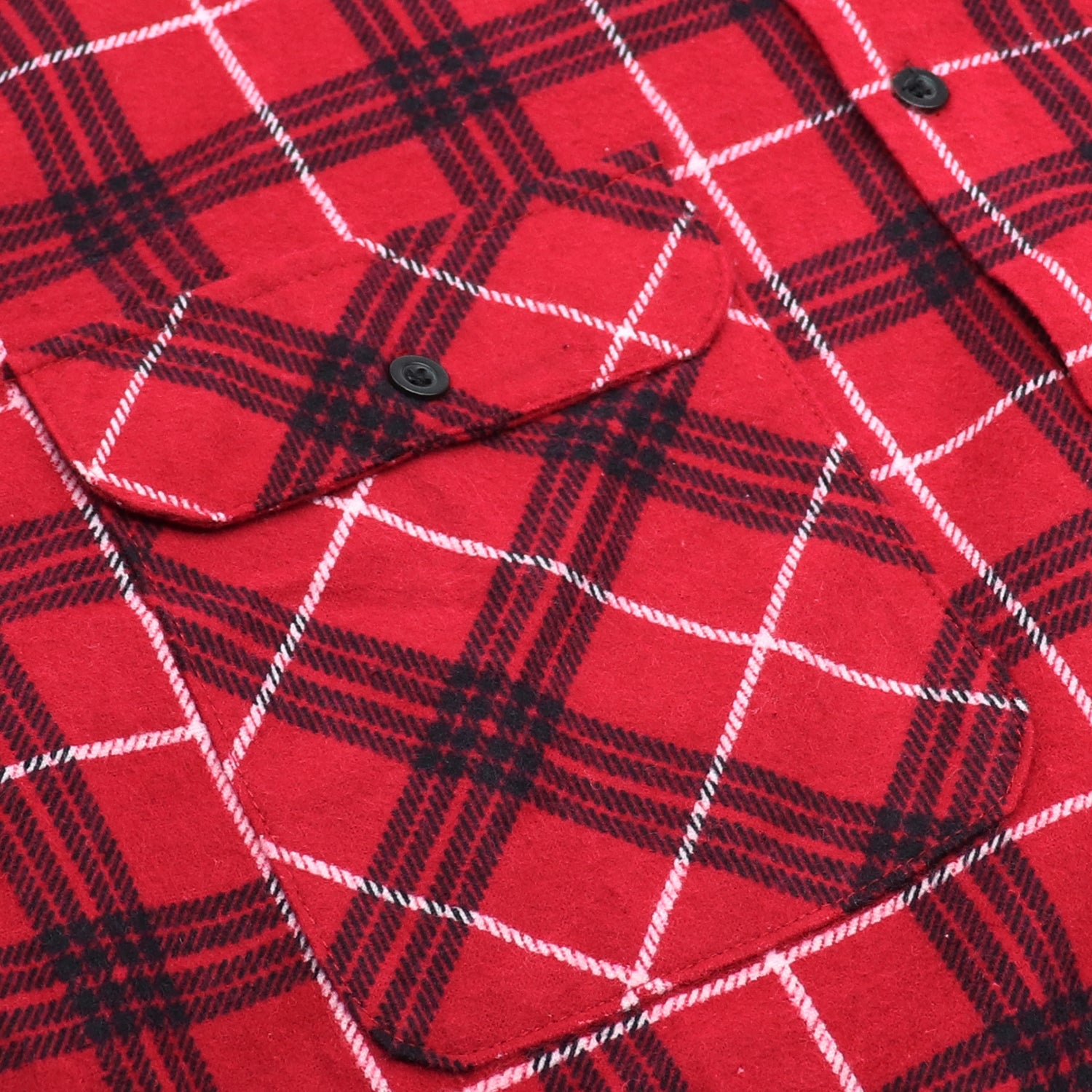 Men's 100% Cotton Flannelette Shirt Long Sleeve Plaid Check Flannel w Pockets, Scarlet Ember Plaid, XL