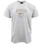 100% Cotton Unisex Embroidered Australian Kangaroo T Shirt Souvenir Top Tee Gift, Grey, XS V474-683859