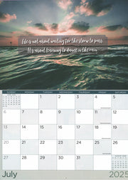 Inspirationals - 2025 Rectangle Wall Calendar 16 Months Hanging Planner Gift V474-685081