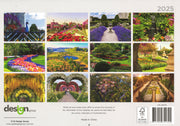 Gardens - 2025 Rectangle Wall Calendar 16 Months Hanging Planner New Year Gift V474-685085