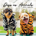 Dogs as Animals - 2025 Square Wall Calendar Pets Animals 16 Months Planner Gift V474-689765