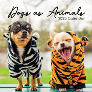 Dogs as Animals - 2025 Square Wall Calendar Pets Animals 16 Months Planner Gift V474-689765