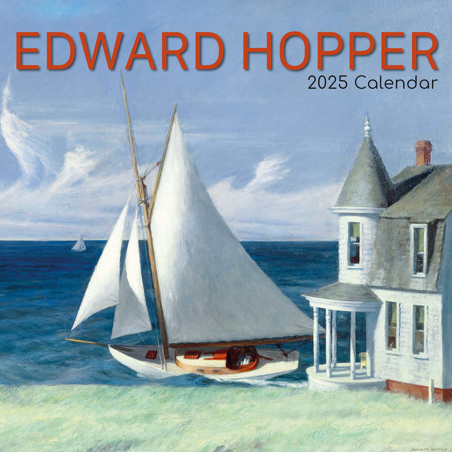 Edward Hopper - 2025 Square Wall Calendar Arts 16 Months Premium Planner Gift V474-689984