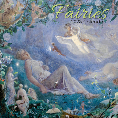Fairies - 2025 Square Wall Calendar Arts 16 Months Premium Planner Gift V474-689986