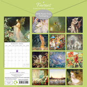 Fairies - 2025 Square Wall Calendar Arts 16 Months Premium Planner Gift V474-689986